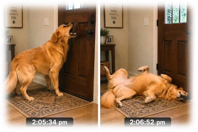 Why do dogs get so excited over the same things every single day?